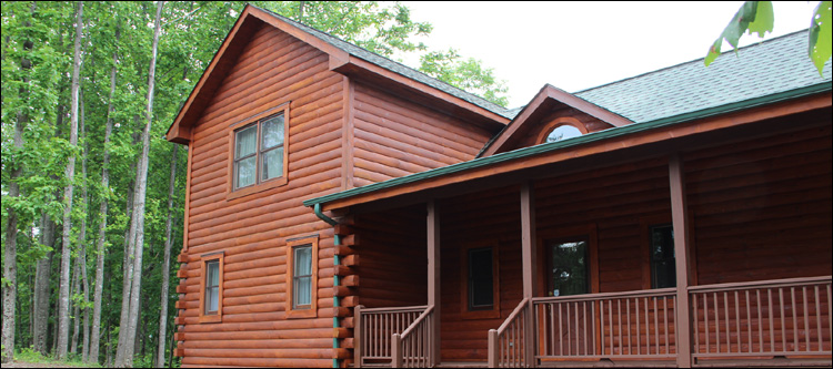 Log Home Staining in Caldwell, Ohio